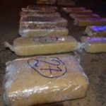 Los 20 kgs. de marihuana que llevaba en el auto