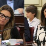 Las diputadas Silvana Di Stéfano y Clara García.