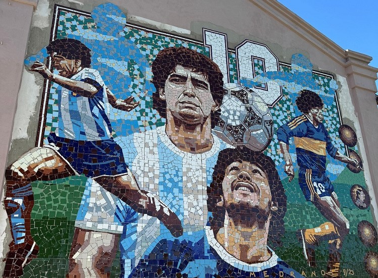 mural maradona